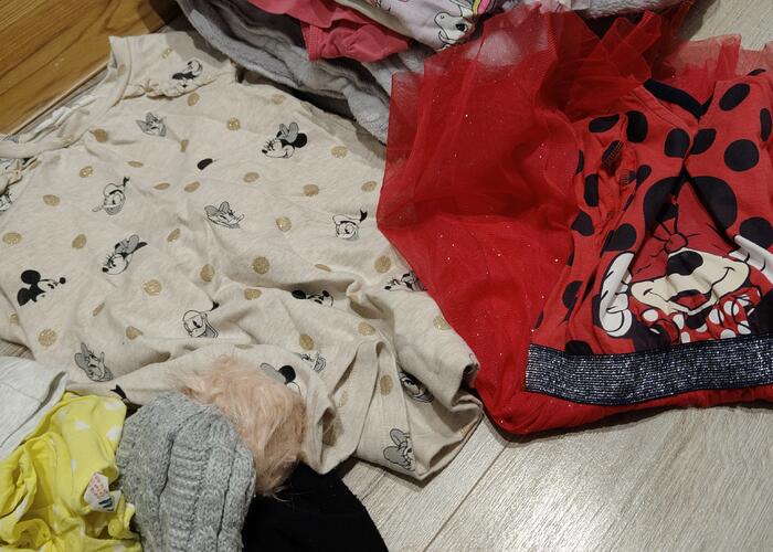 Grajewo ogłoszenia: Worek ubrań dla dziewczynki, rozmiar 3 latka. Cena 15,00